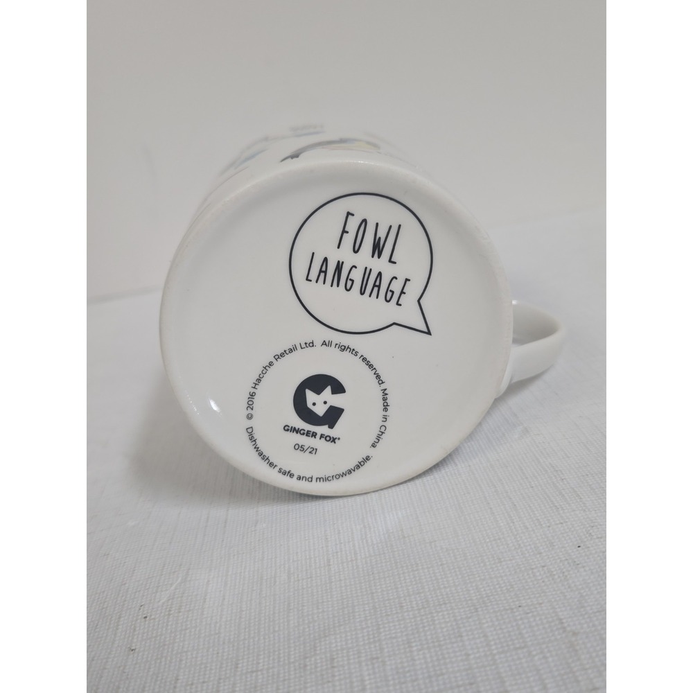 Fowl Language Novelty Coffee Mug by Ginger Fox - The Naughty Side of Nature - Picture 5 of 5